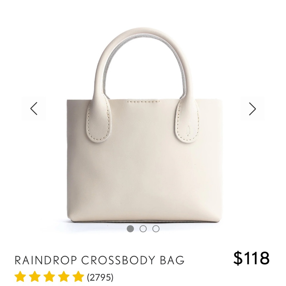 Raindrop - Portland Leather Goods - NWOT